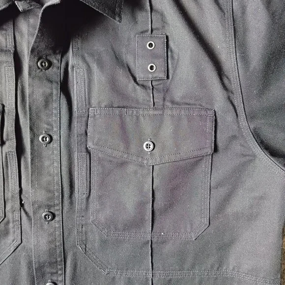 5.11 Tactical L Short Sleeve Shirt Military Utility Button Up Conceal Pockets - Picture 5 of 14